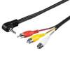 Scheda Tecnica: Goobay Cavo Audio - Video Videocamera - 3rca 1 Jack 3.5 Mm 1,5 Mt