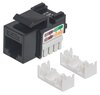 Scheda Tecnica: Techly Frutto Keystone RJ45 - Cat.5e UTP Idc 90&deg, Nero