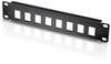 Scheda Tecnica: Techly Pannello Patch - 10'' 1U 8 Posti Per Frutti Keystone Nero