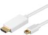 Scheda Tecnica: Goobay Cavo ADAttatore Mini DP - &trade, HDMI&trade,1.2 4k 2m
