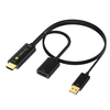 Scheda Tecnica: Techly Adattatore Convertitore Da HDMI Dp Con USB 4k - 60hz