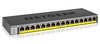 Scheda Tecnica: Netgear GS116PP 16x 10/100/1000 Base-T RJ45 ports, 16x - PoE/PoE+ 802.3af/802.3at Ports, PoE Budget 183W, PSU 200W
