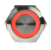 Scheda Tecnica: DimasTech Pulsante Antivandalismo - 22mm - Silverline - Red