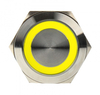Scheda Tecnica: DimasTech Pulsante Antivandalismo - 25mm - Silverline - Yellow