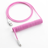 Scheda Tecnica: CableMod Classic Coiled Keyboard Cable USB-c To USB Type - Strawberry Cream - 150cm