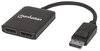 Scheda Tecnica: Manhattan Splitter Hub Dp 2 Monitor Dp Mst 4k@30hz Video Uhd - 